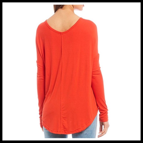 FREE PEOPLE BOHO HI-LO TEE SWING TUNIC TOP A2C - Picture 4 of 16